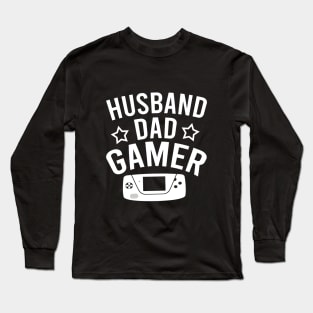 Husband dad gamer Long Sleeve T-Shirt